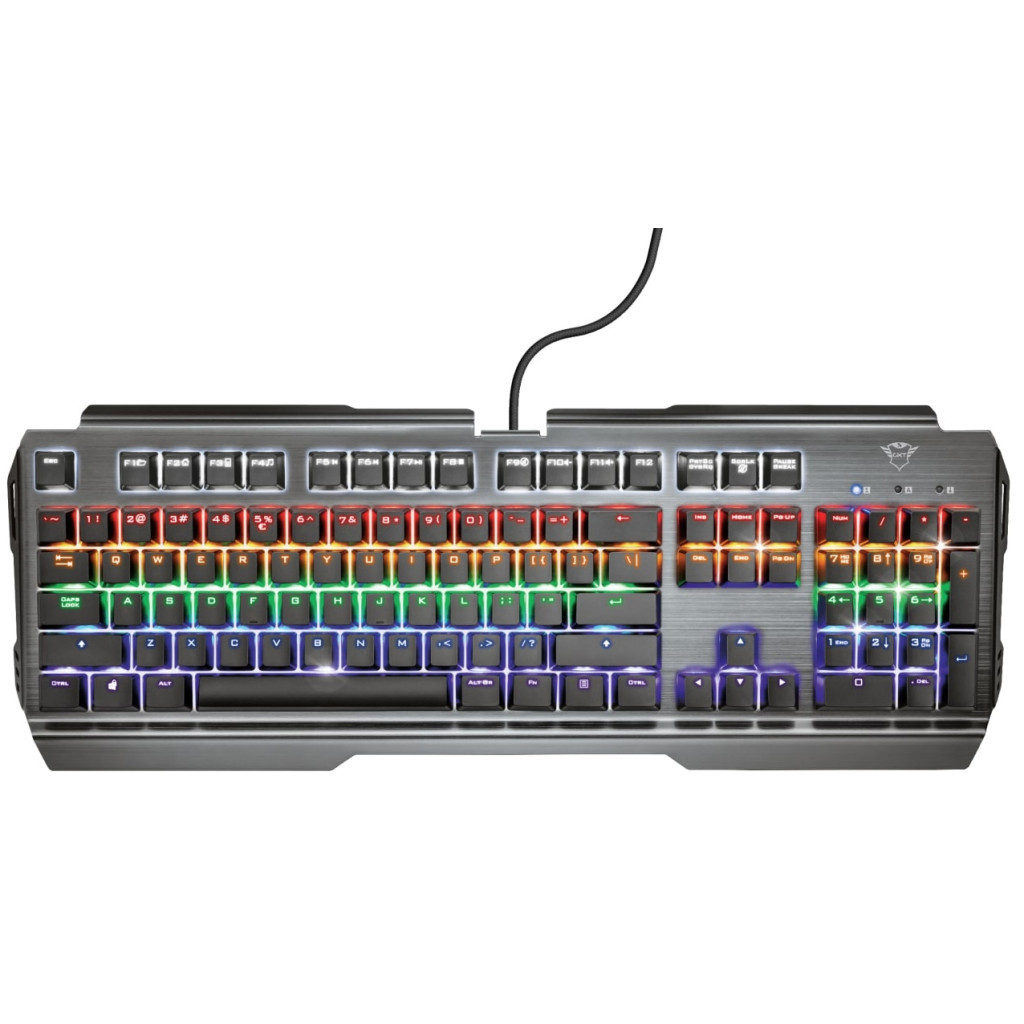 Клавіатура Trust GXT877 Scarr Mechanical RU Cherry MX Red USB (23723) - зображення 1