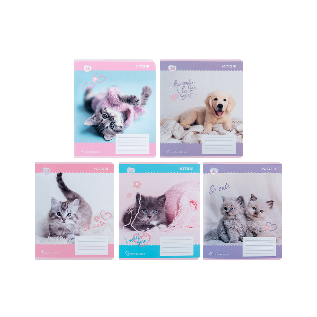 Зошит Kite Rachael Hale 12 аркушів, лінія (R24-234) - зображення 1