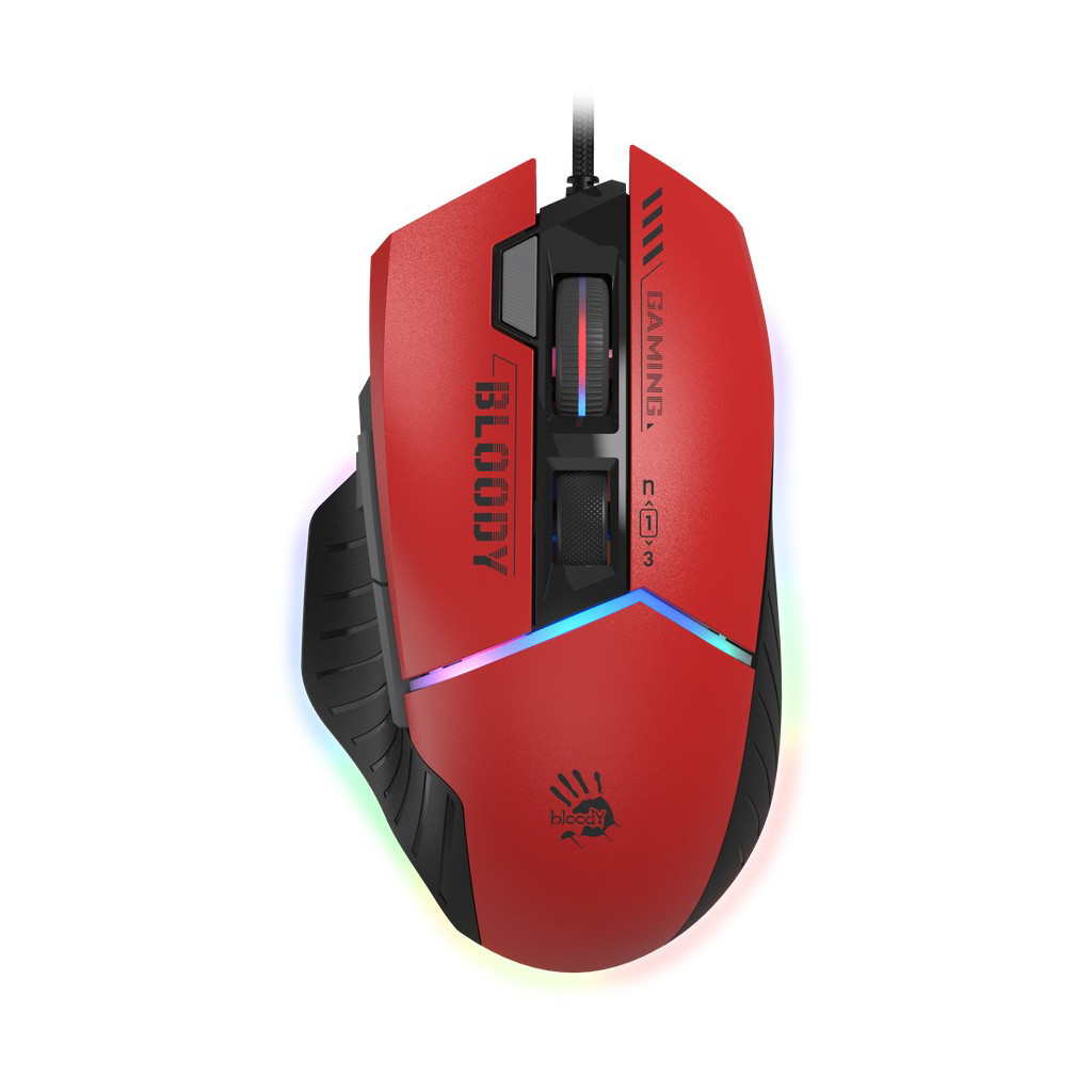 Мишка A4Tech Bloody W95 Max RGB Activated USB Sports Red (4711421985581) - зображення 1