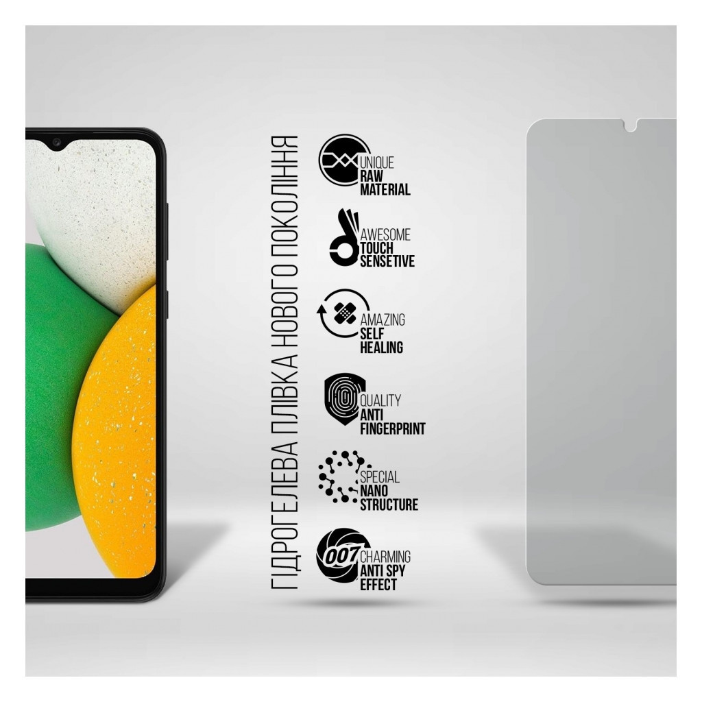 Плівка захисна Armorstandart Anti-spy Samsung A03 Core (A032F) (ARM70019) - зображення 2
