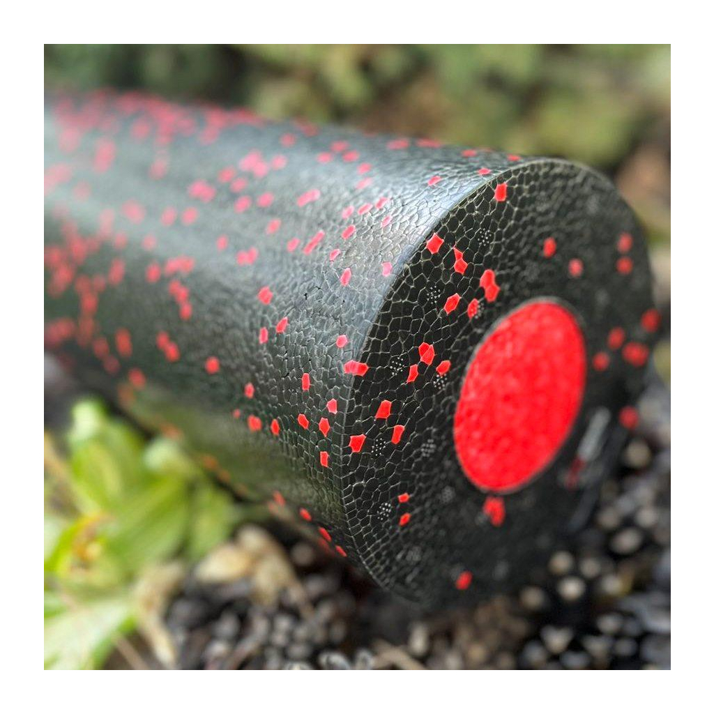 Масажний ролик PowerPlay PP-4348 2 in 1 EPP Foam Roller 33x14см Чорно/Червоний (PP_4348_Red_(33*14)) - зображення 5