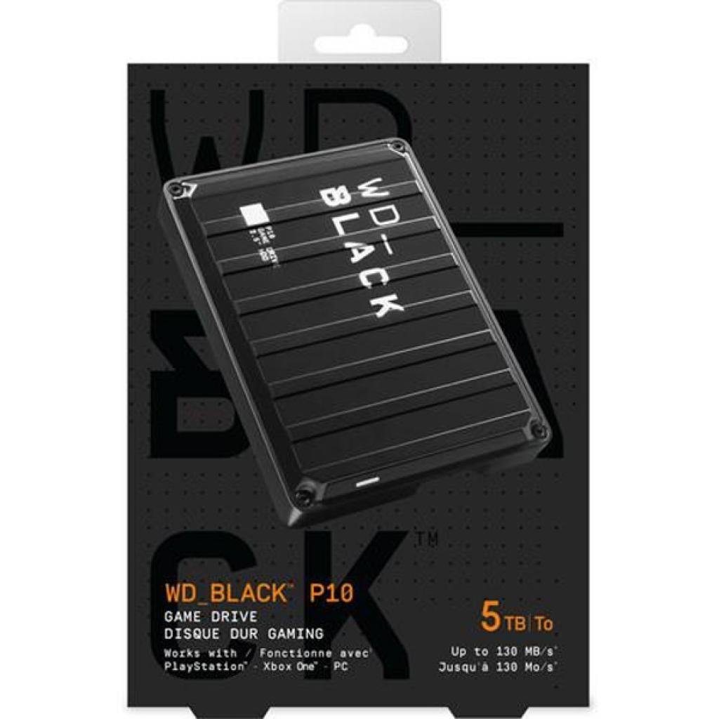 Зовнішній жорсткий диск 2.5" 5TB Black P10 WD (WDBA3A0050BBK-WESN) - изображение 7
