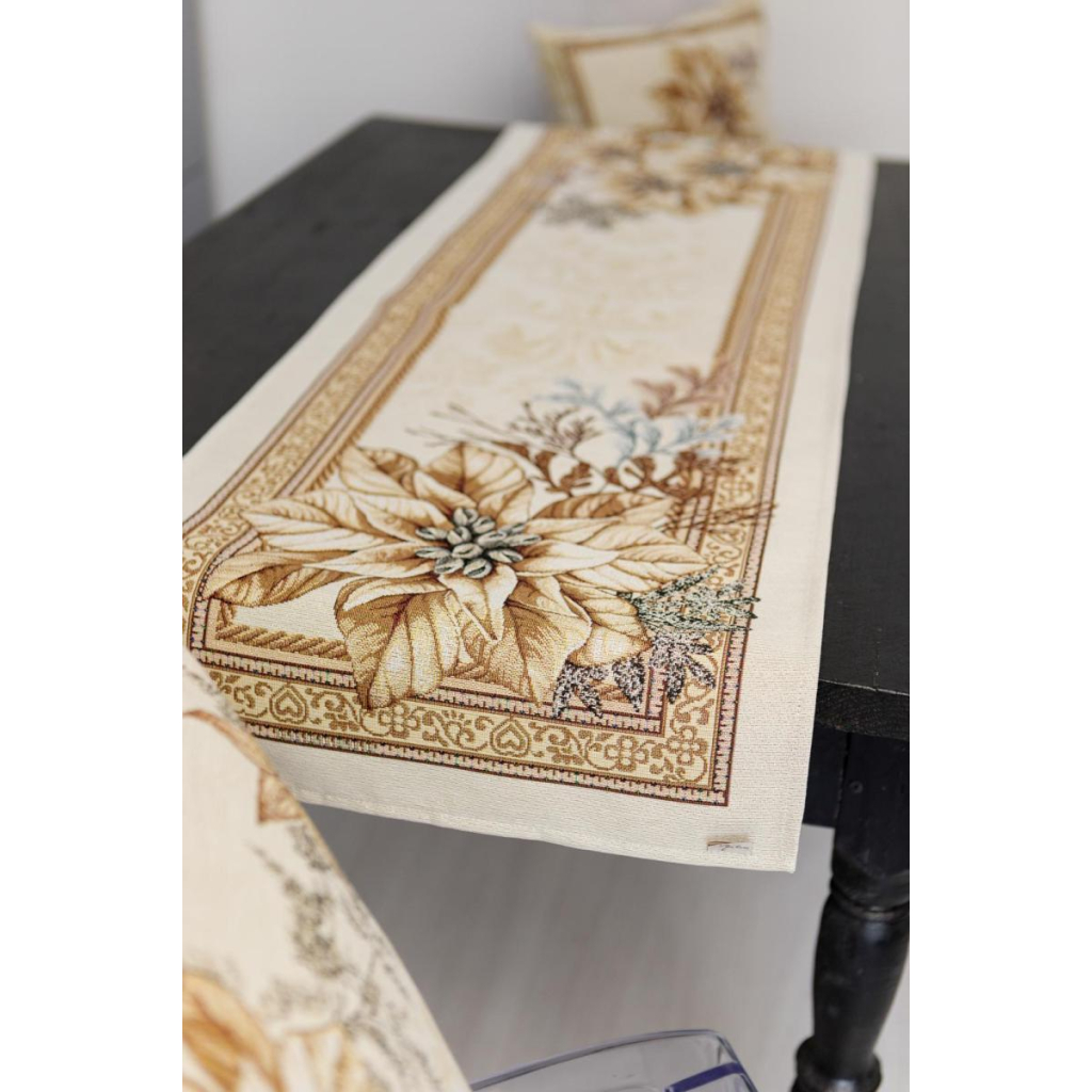 Доріжка на стіл Прованс гобеленова Золоте свято 35х100 см (036309) - зображення 3