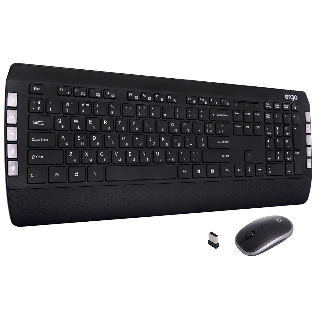 Комплект Ergo KM-850WL Black - зображення 3