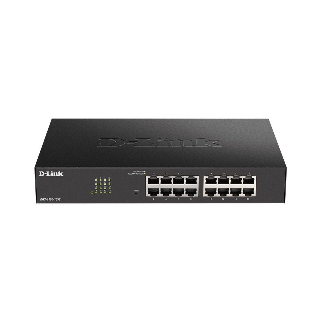 Комутатор мережевий D-Link DGS-1100-16V2/E - зображення 1