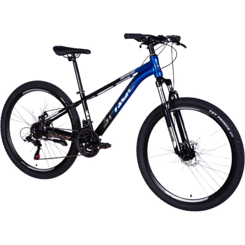 Велосипед Space 26" Phaeton AM DD рама-13" Al чорно-синій 2025 (OPS-SP-26-048) - зображення 2