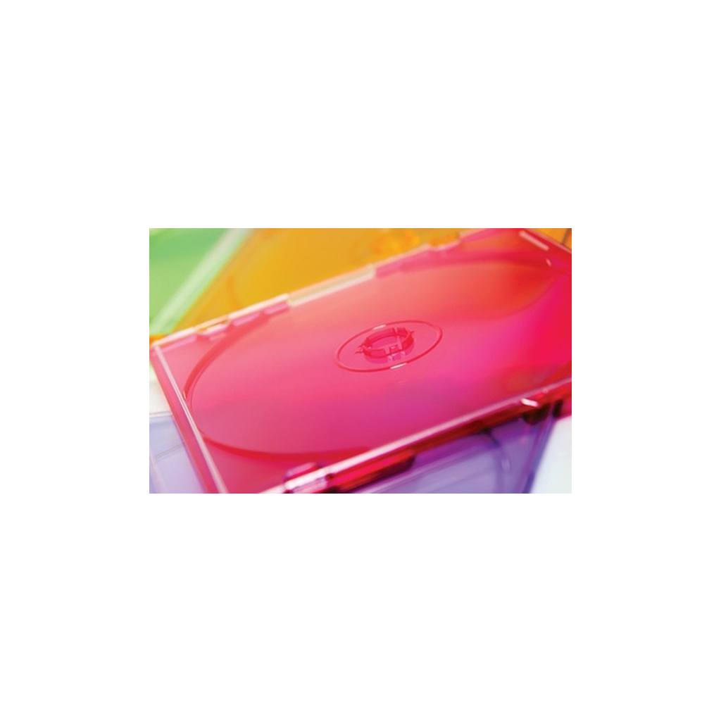 Бокс для диска CD/DVD Slimcase Assorted colours 50шт Verbatim (49973) - зображення 4