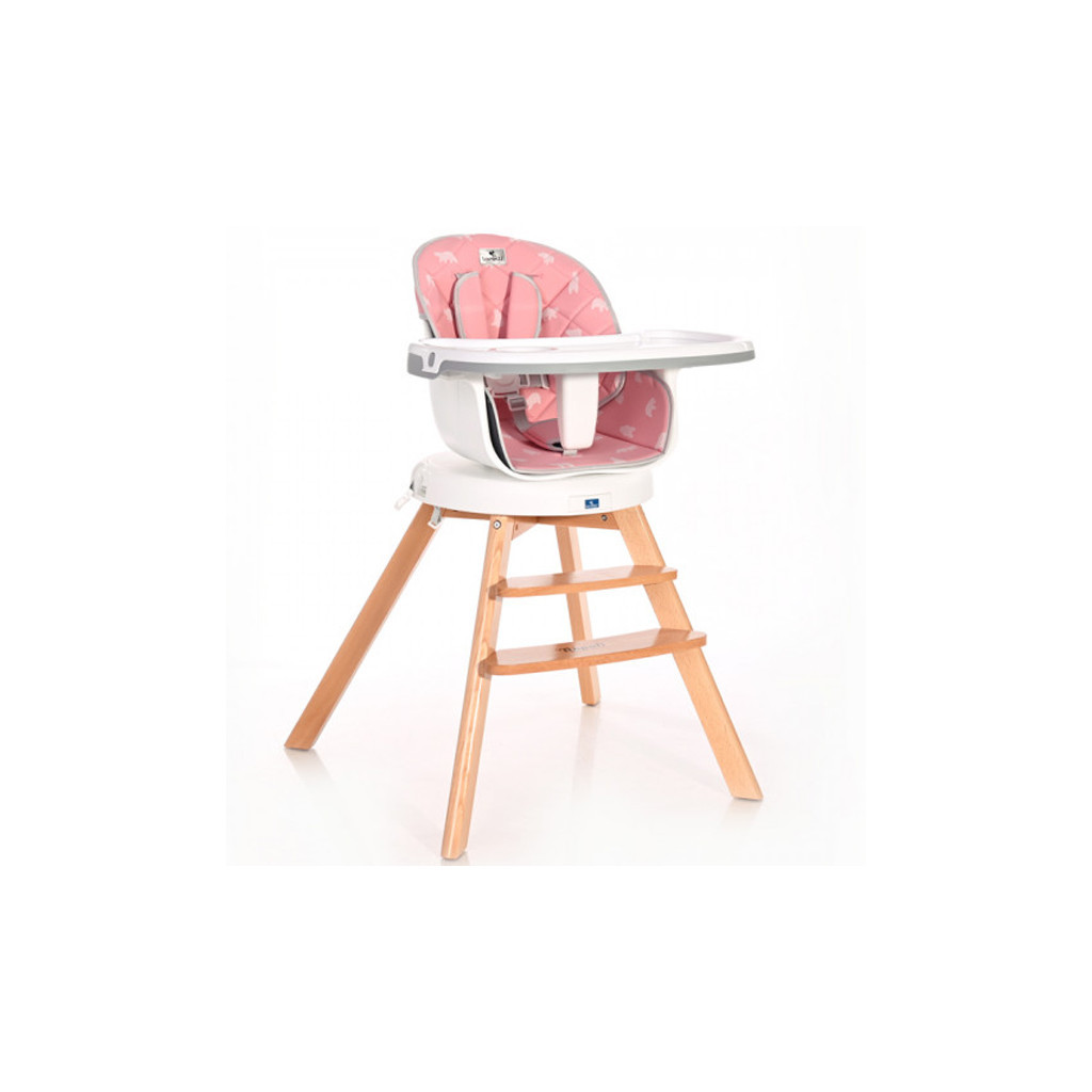 Стілець для годування Bertoni/Lorelli NAPOLI pink bears (23729) - зображення 1