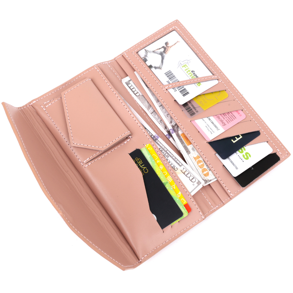 Гаманець Grande Pelle Рожевий (11360) - зображення 5