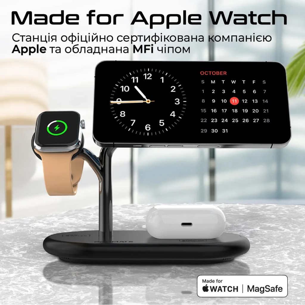 Зарядний пристрій Promate synergy-pro.black - зображення 4