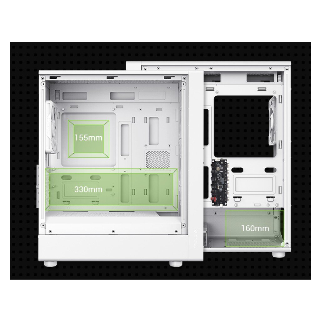 Корпус для ПК Gamemax AERIS 330 MW - зображення 9