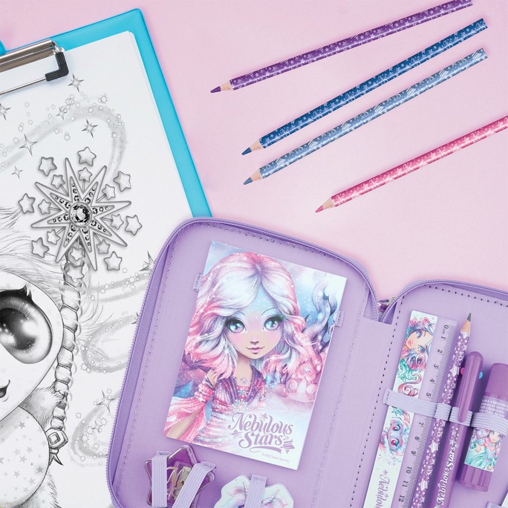 Пенал Nebulous Stars Естрелія Потрійний з наповненням (12602) - зображення 6