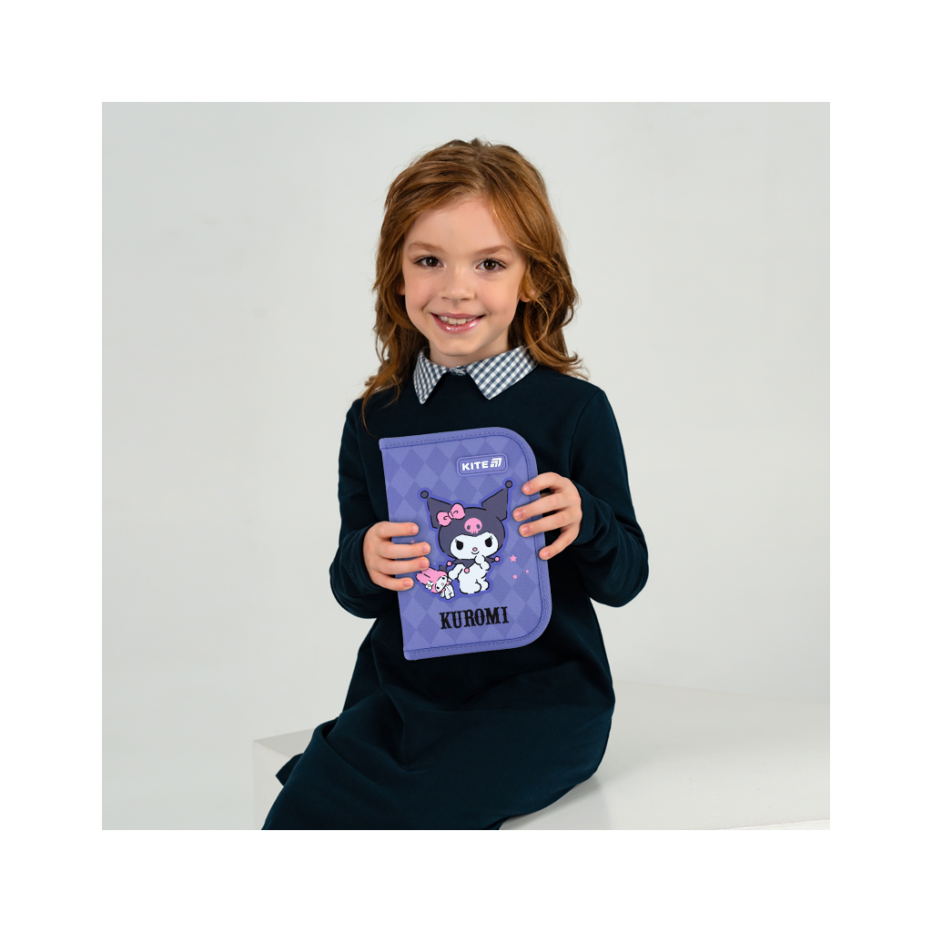Пенал Kite Kuromi 621 HK-2, 1 відділення, 1 відворот (HK25-621-2) - зображення 7