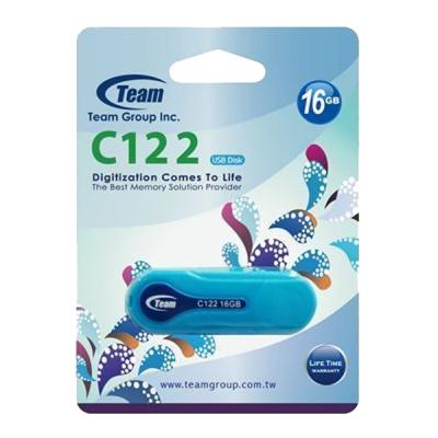 USB флеш накопичувач Team 16Gb C122 Blue USB 2.0 (TC12216GL01) - зображення 3