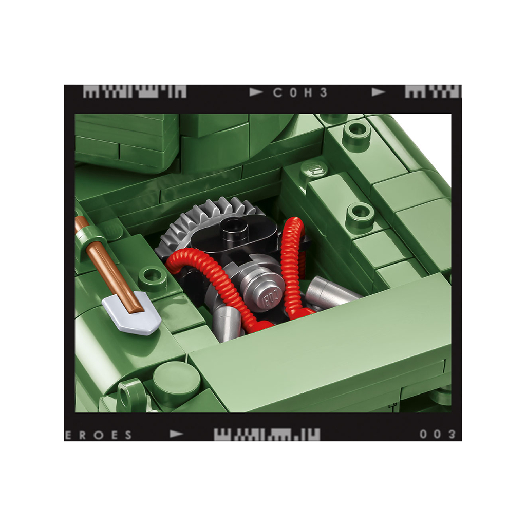 Конструктор Cobi Company of Heroes 3 Танк M4 Шерман, 615 деталей (COBI-3044) - зображення 4