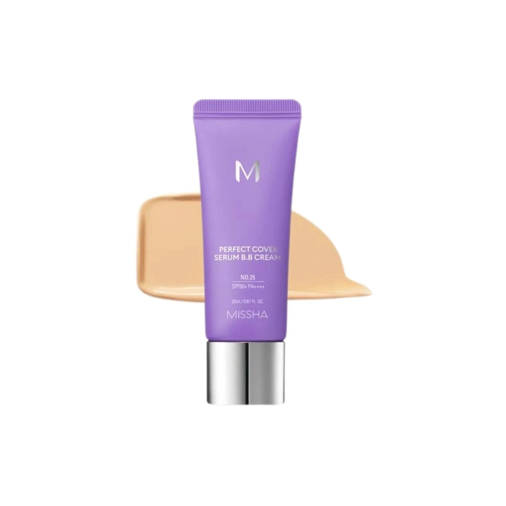 BB-крем Missha M Perfect Cover Serum BB Cream 25 - Warm Beige (8809747957286) - изображение 2