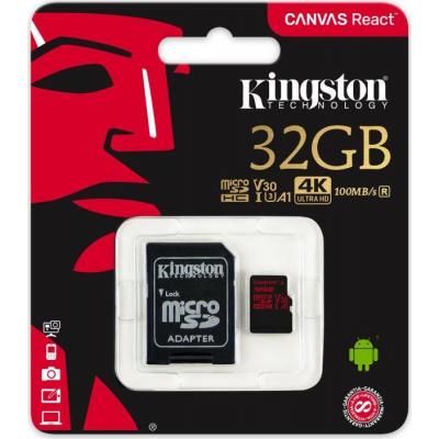 Карта пам'яті Kingston 32GB microSDHC class 10 UHS-I U3 (SDCR/32GB) - зображення 3