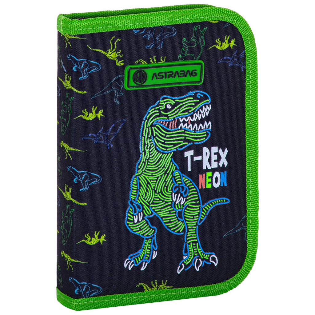 Пенал Astrabag AC1 T-Rex neon (503023018) - зображення 1