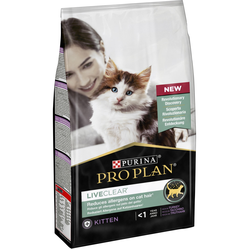Сухий корм для кішок Purina Pro Plan LiveClear для зменшення алергенів на шерсті з індичкою 1.4 к (7613287232526) - зображення 1