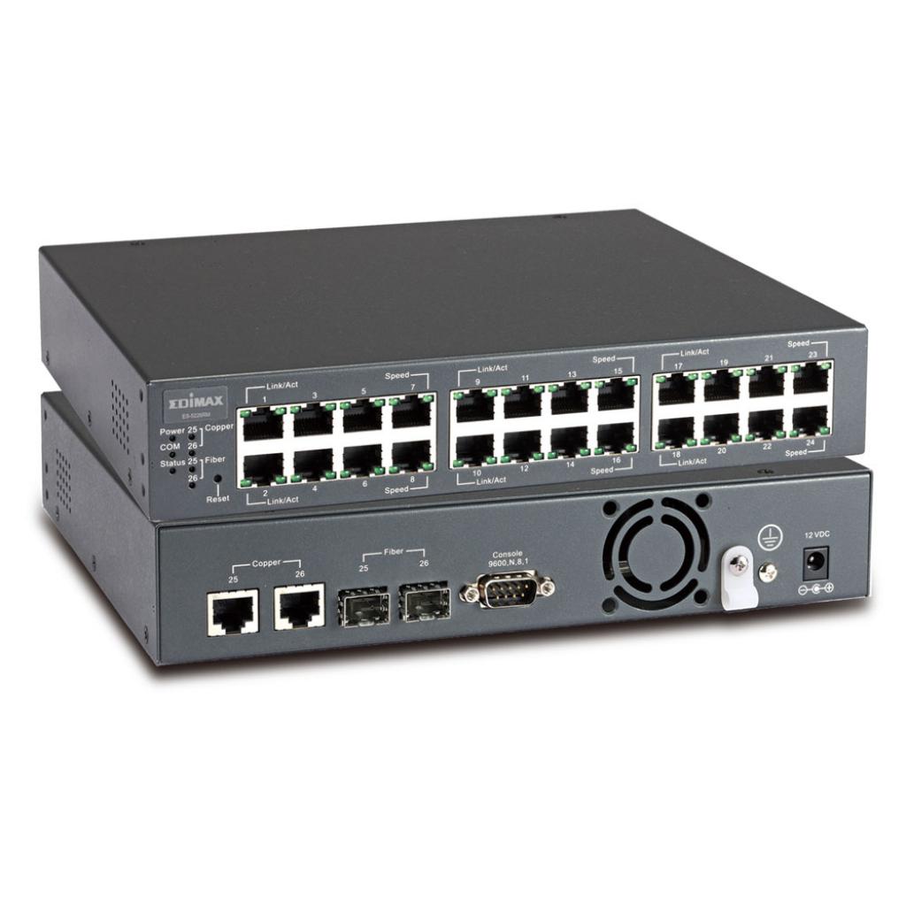 Комутатор мережевий Edimax ES-5226RM - зображення 1