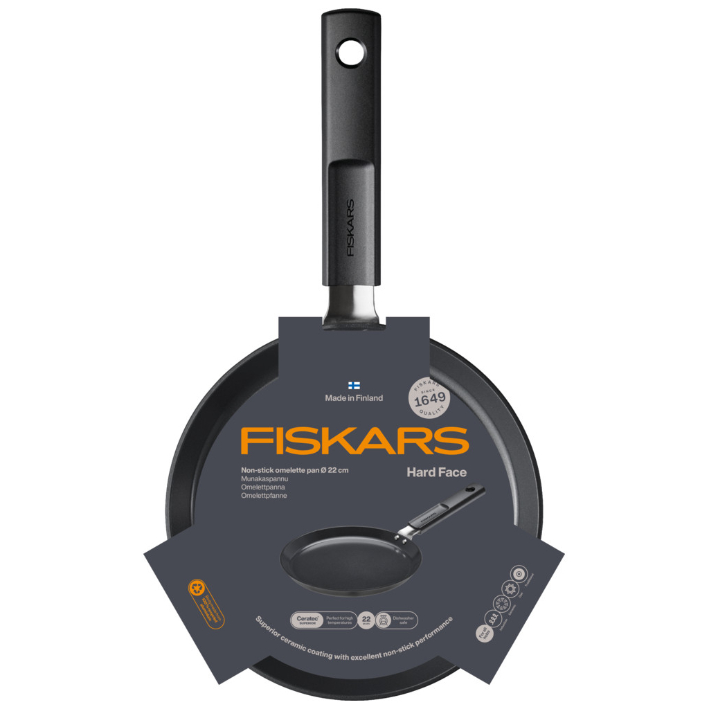 Сковорода Fiskars для млинців Hard Face 22 см (1075522) - зображення 4