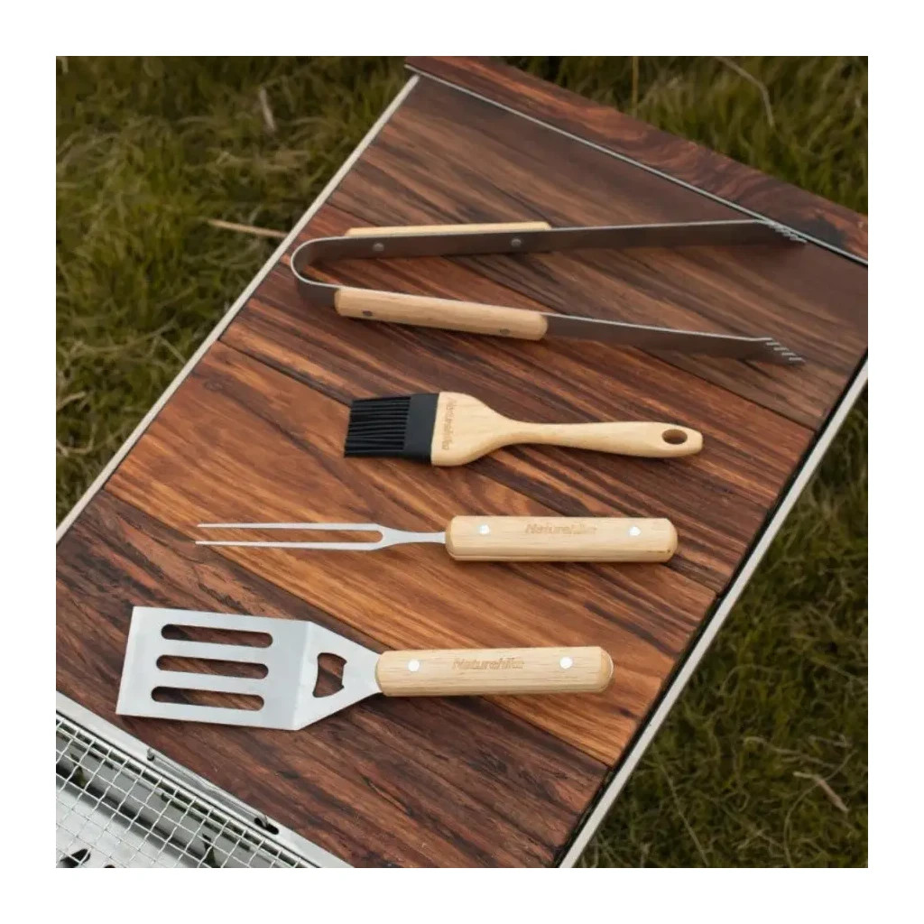 Набір для барбекю Naturehike NH20SK007 4 предмета (6927595765623) - изображение 4