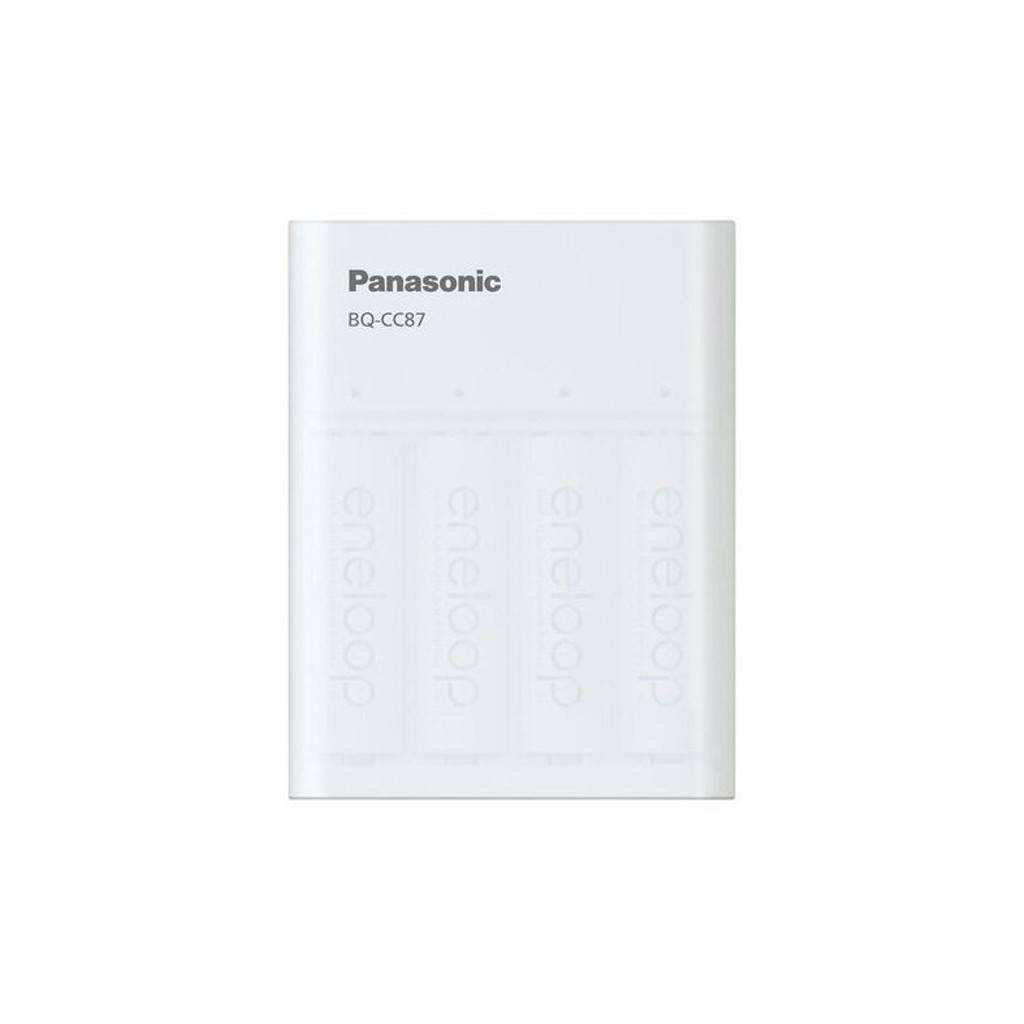 Зарядний пристрій для акумуляторів Panasonic USB in/out з функцією Power Bank (BQ-CC87USB) - зображення 1