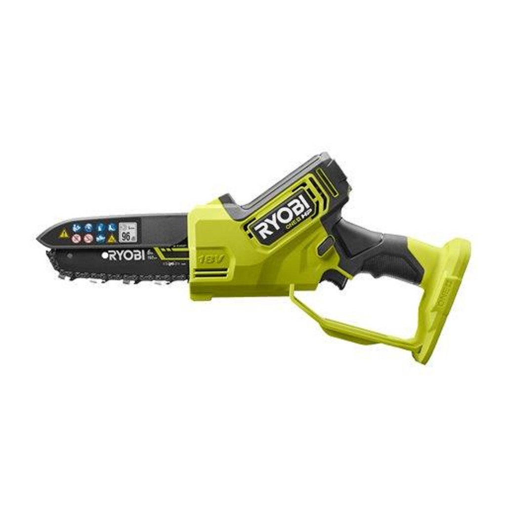 Ланцюгова пила Ryobi RY18PSX15A-0, шина 15см, 18В ONE+, безщіткова, 1.2кг (без АКБ та ЗП) (5133005779) - зображення 1