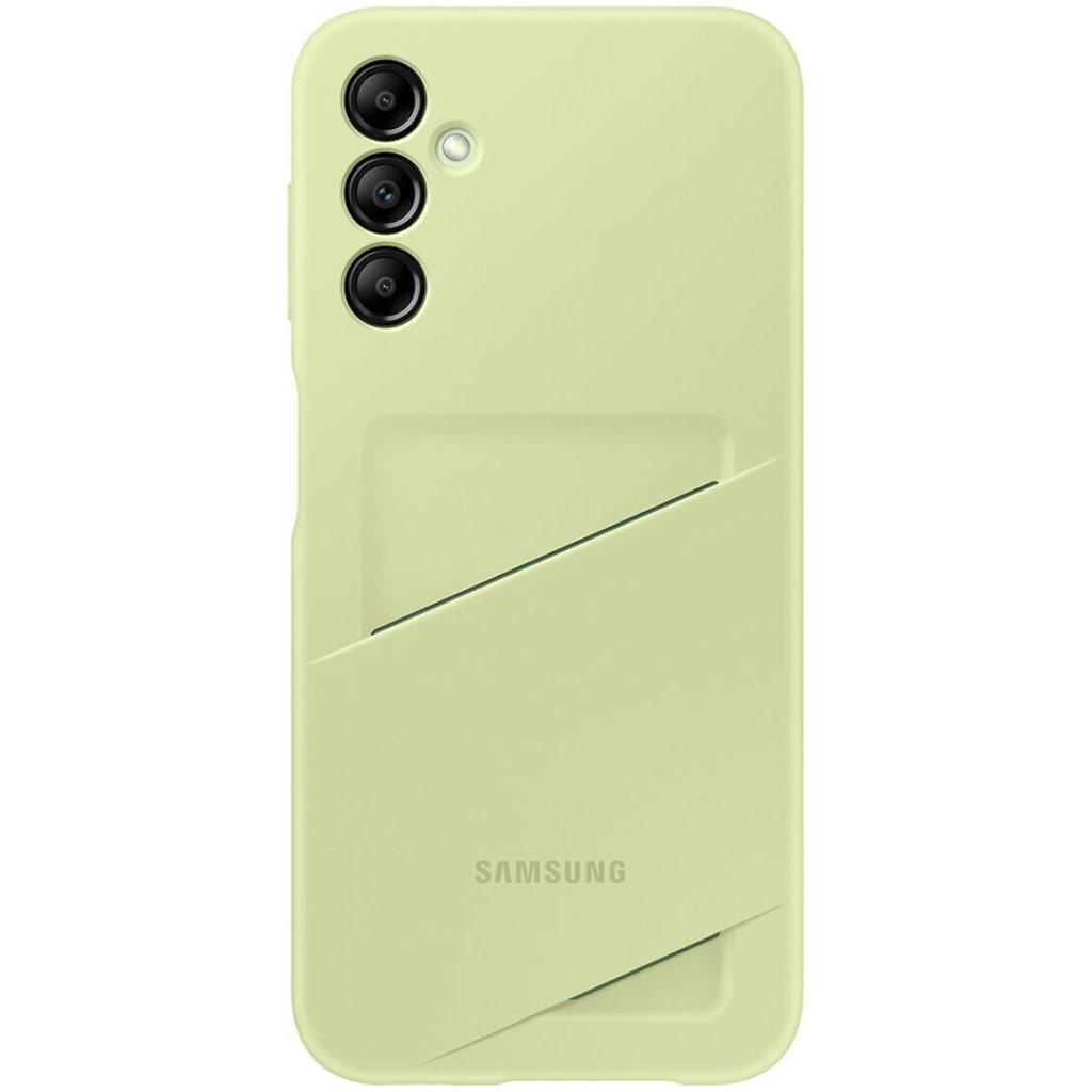 Чохол до мобільного телефона Samsung A14 Card Slot Case Lime (EF-OA146TGEGRU) - зображення 3