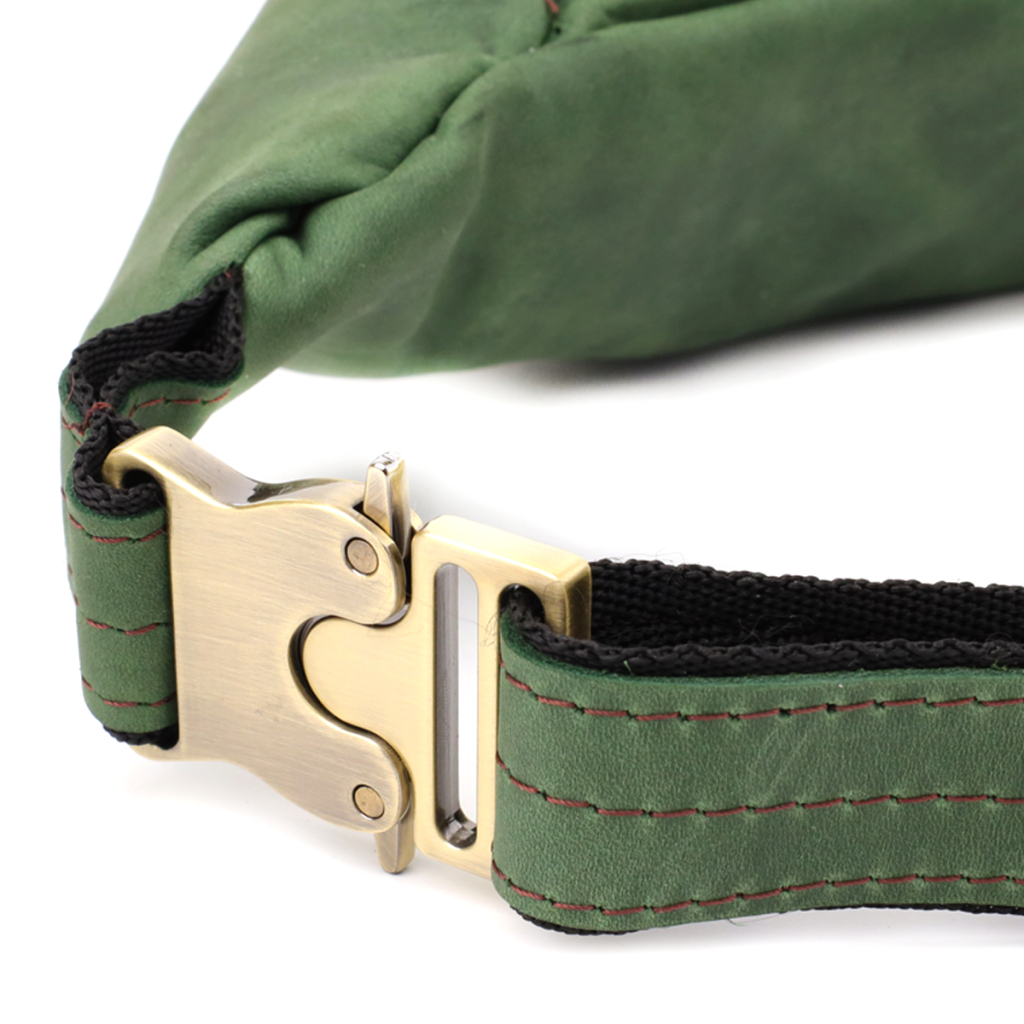 Сумка Shvigel З натуральної шкіри Зелена (23142) - зображення 5