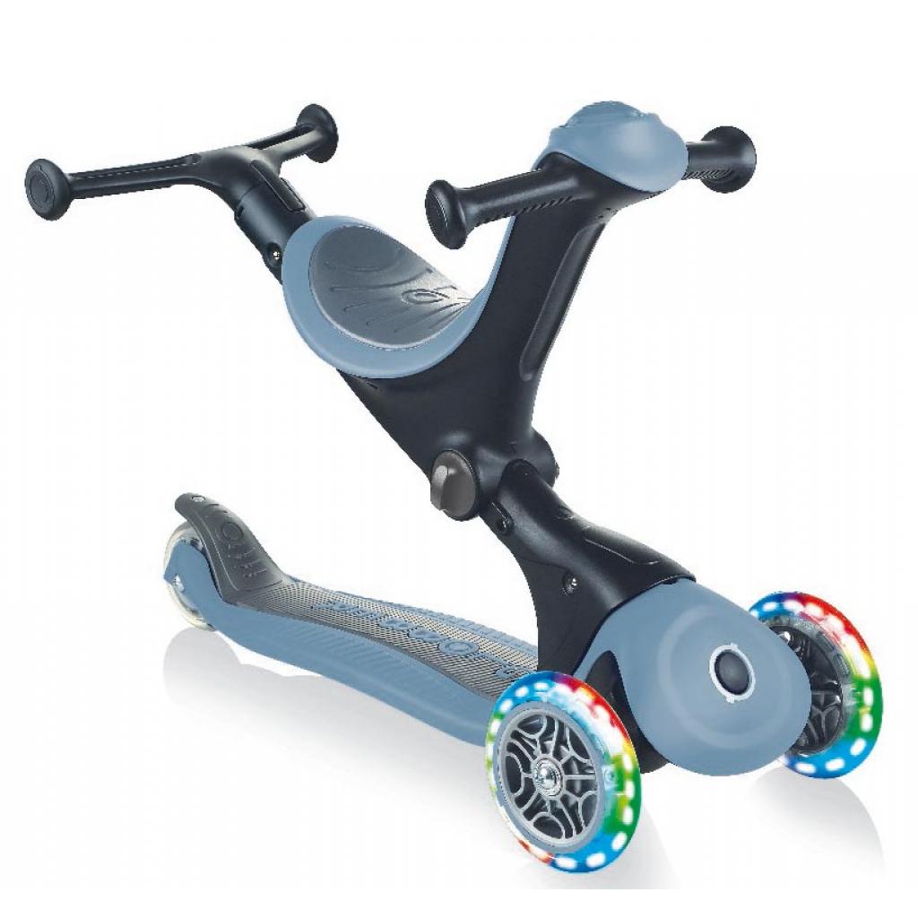 Самокат Globber Go Up Deluxe Lights Led 5 в 1 блакитний (646-200) - зображення 2