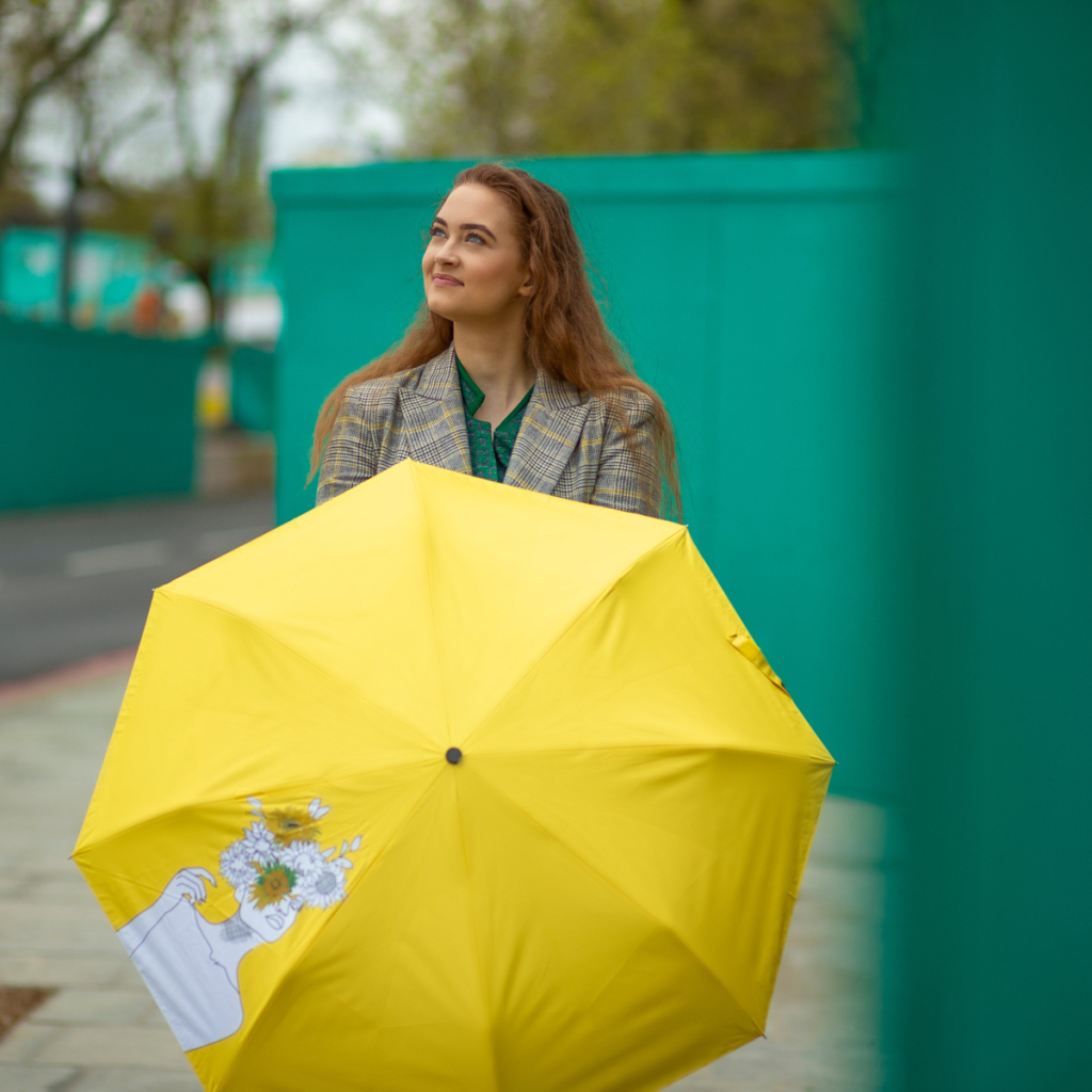 Парасоля Fulton L884-040171 National Gallery Minilite-2 UV Sunflowers (L884-040171) - зображення 2