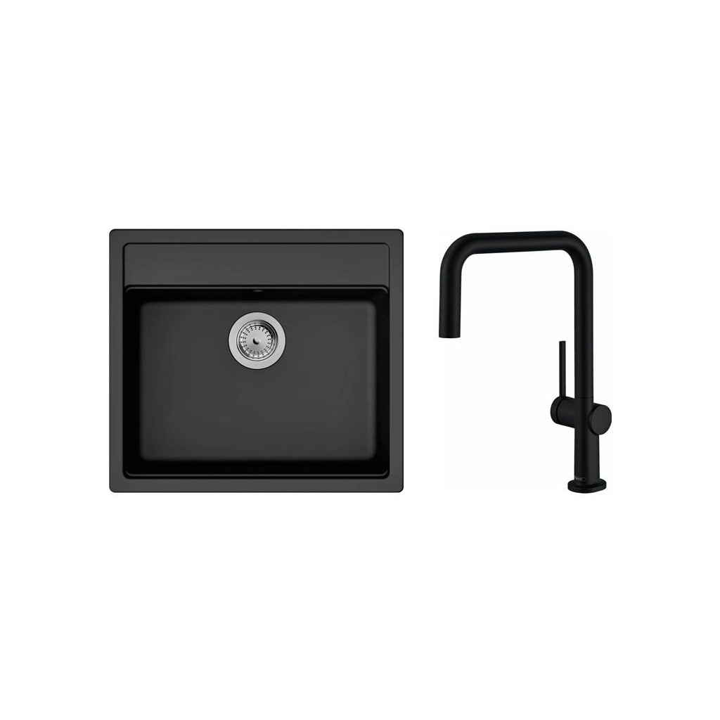 Мийка кухонна Hansgrohe S520-F510 + зміш. Talis M54 (43359670) - зображення 1