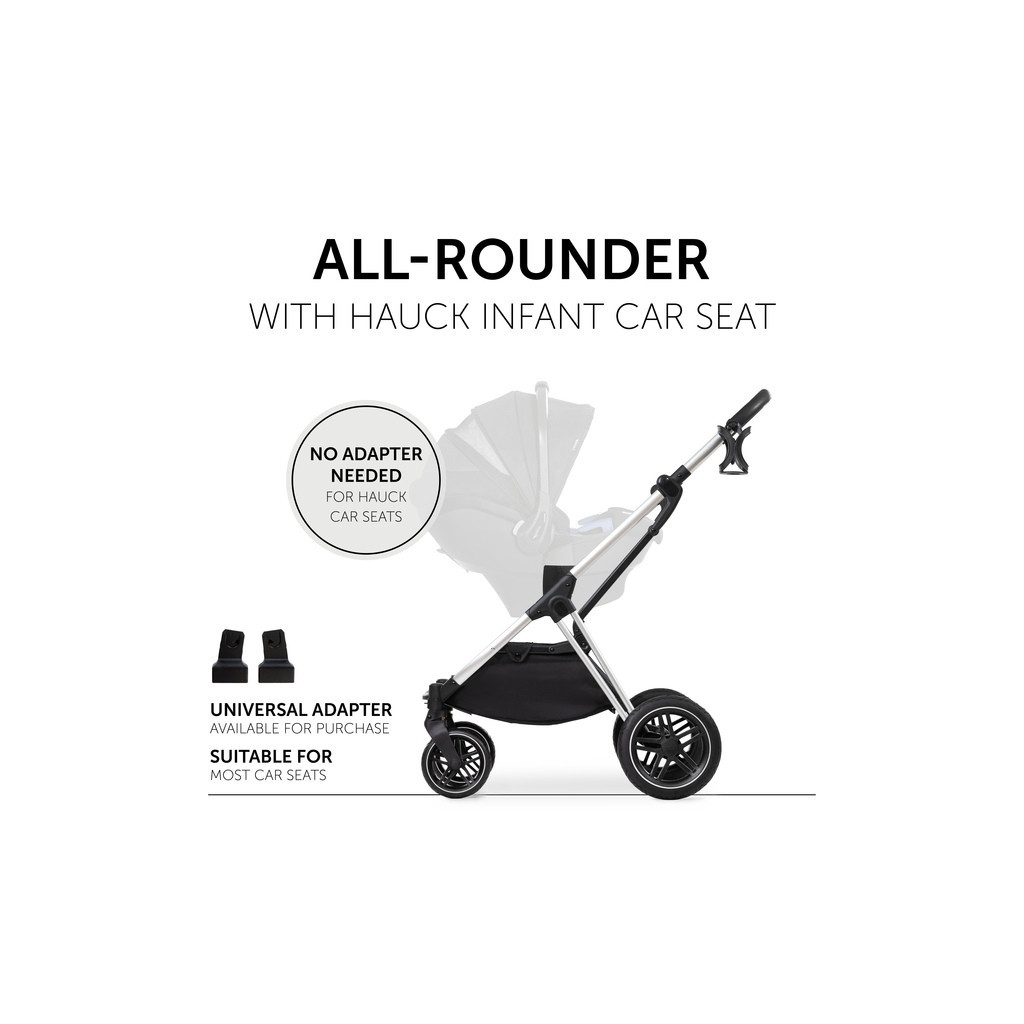 Коляска Hauck 2 в 1 Vision X Set (Melange Grey) (16525-6) - зображення 2
