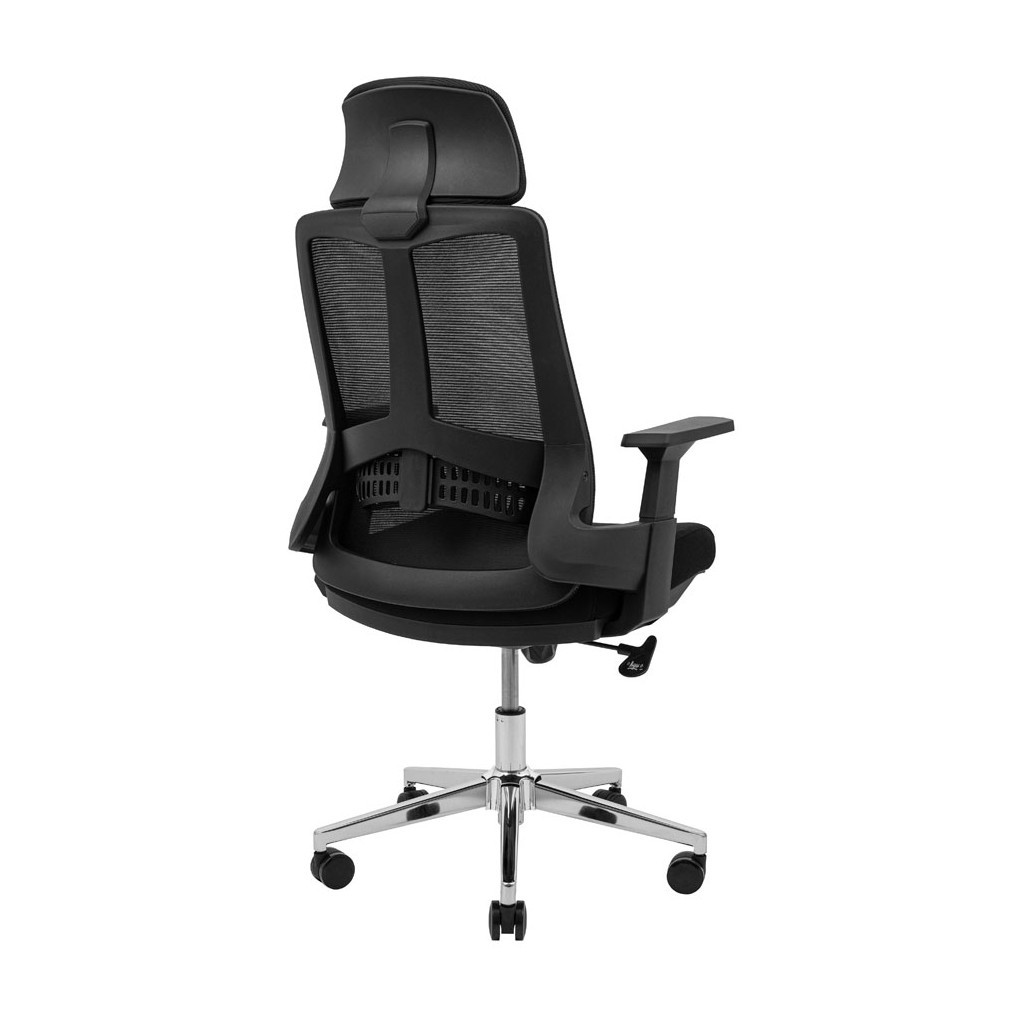 Офісне крісло Richman Токен Хром M-1 (Tilt) Сітка чорна (ADD0003212) - зображення 4