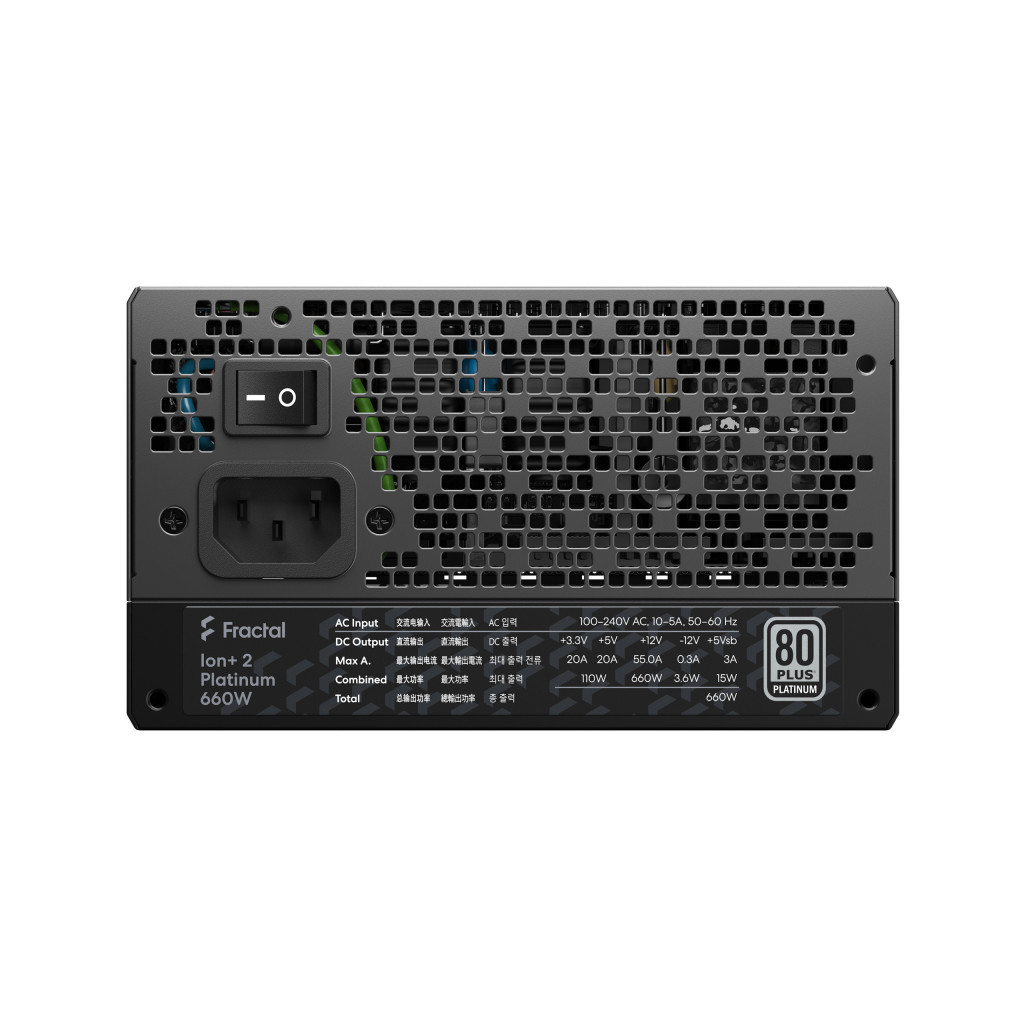 Блок живлення Fractal Design 660W Ion + 2 Platinum (FD-P-IA2P-660-EU) - зображення 6