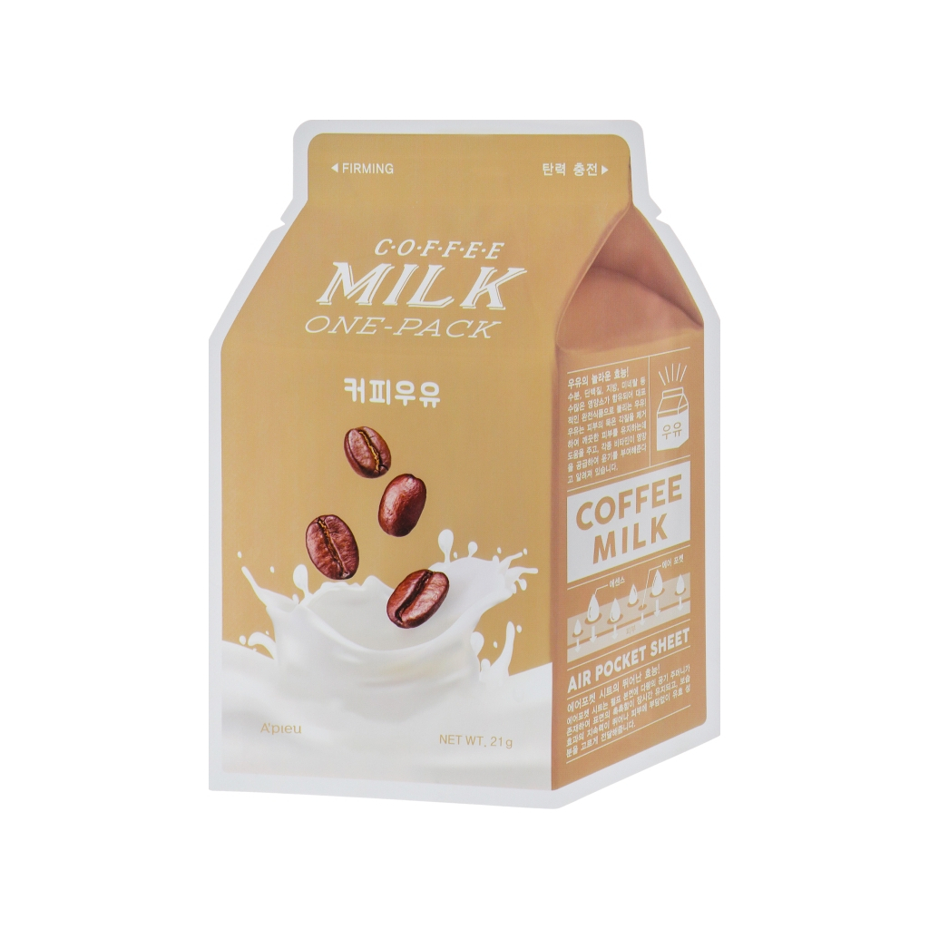 Маска для обличчя A'pieu Coffee Milk One-Pack 21 г (8806185780285) - изображение 1