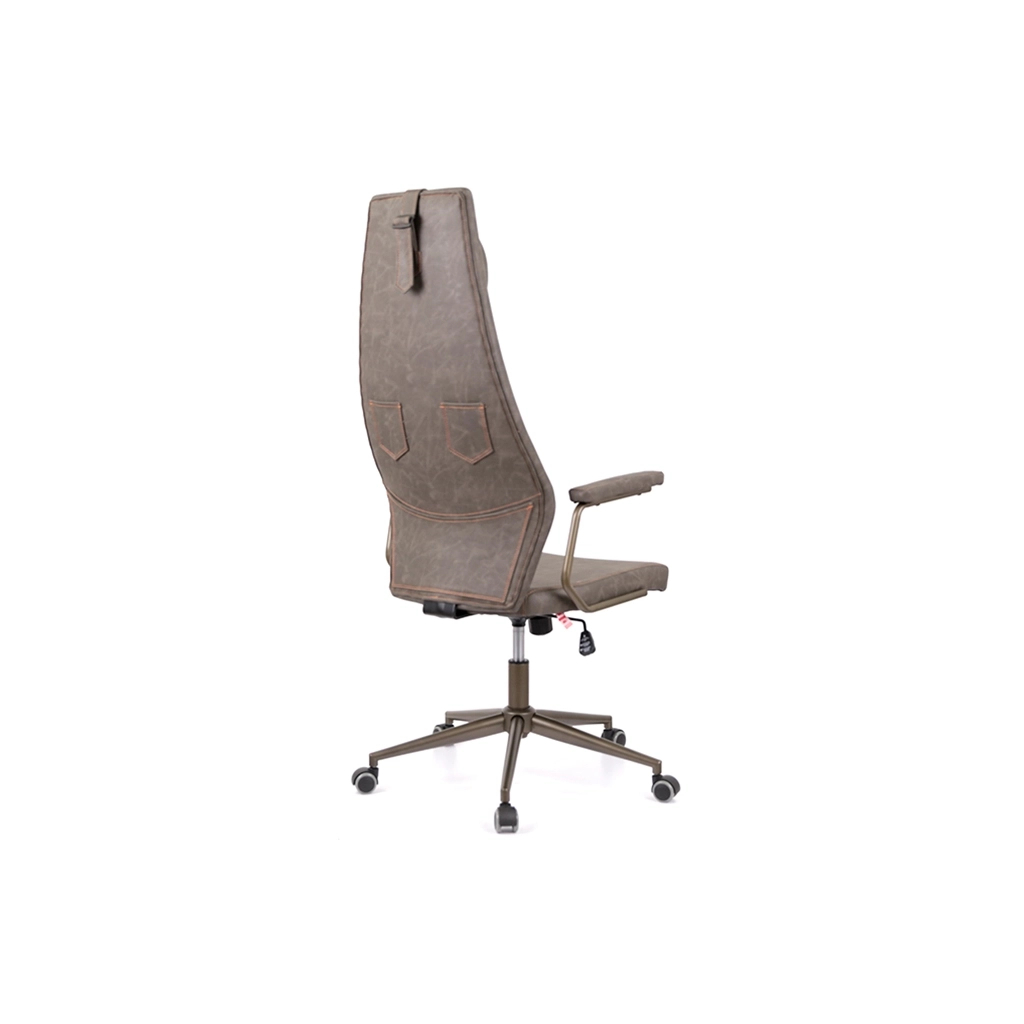 Офісне крісло Аклас Ронін CH TILT Сірий (Wax PU 425 сірий) (00144289) - зображення 5