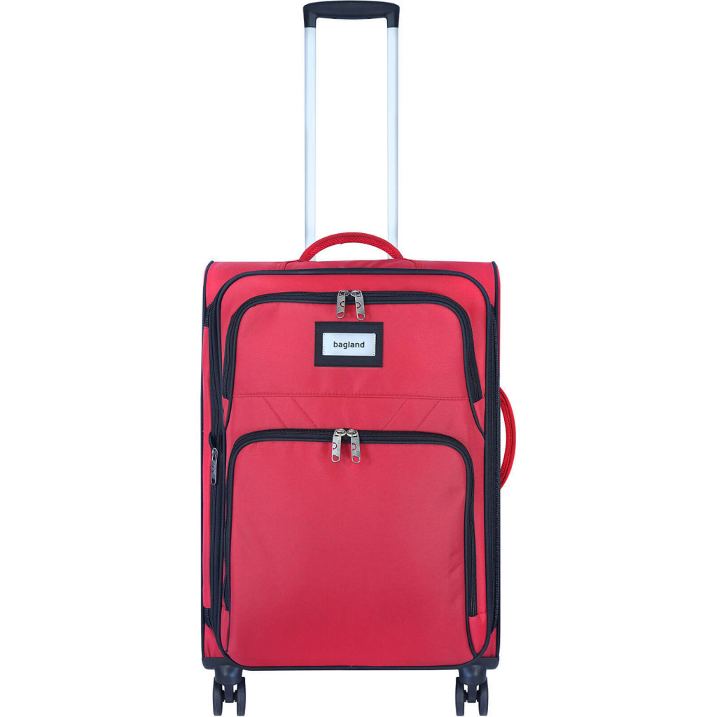 Валіза Bagland Валенсія середня 63 л. червоний (003796624) (835918492) - зображення 1