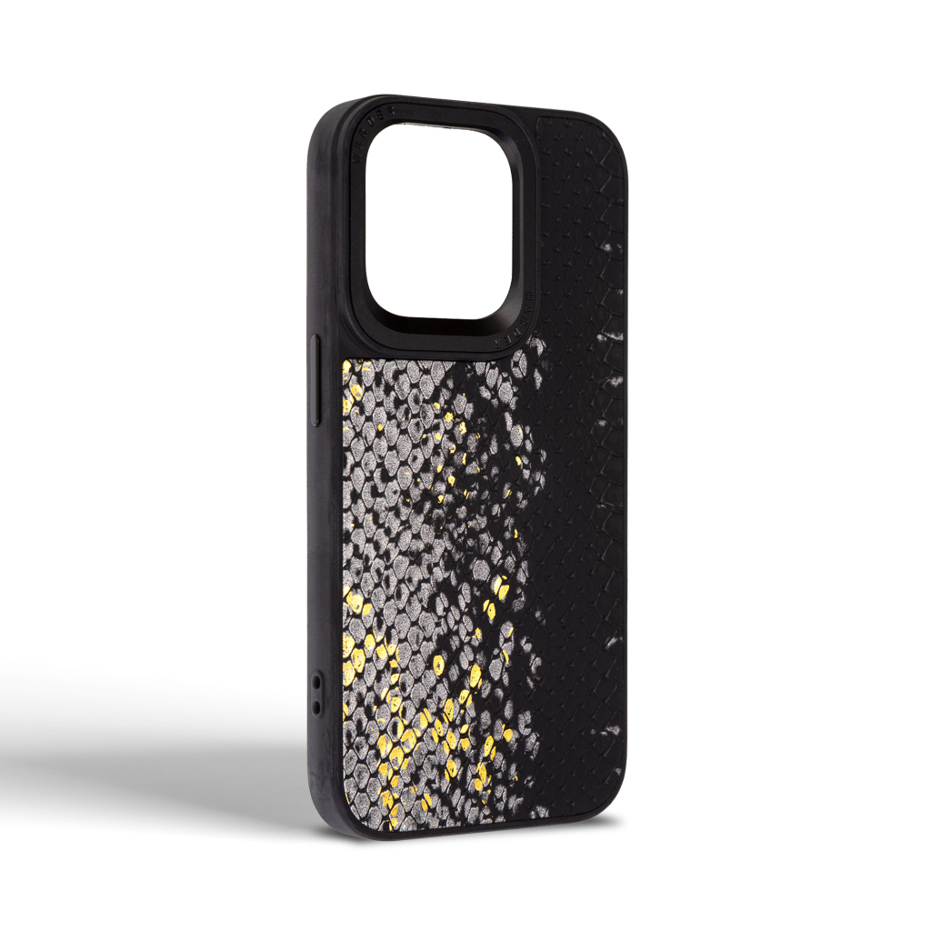 Чохол до мобільного телефона Harder Snake Pattern Apple iPhone 14 Pro Black (ARM76805) - зображення 2