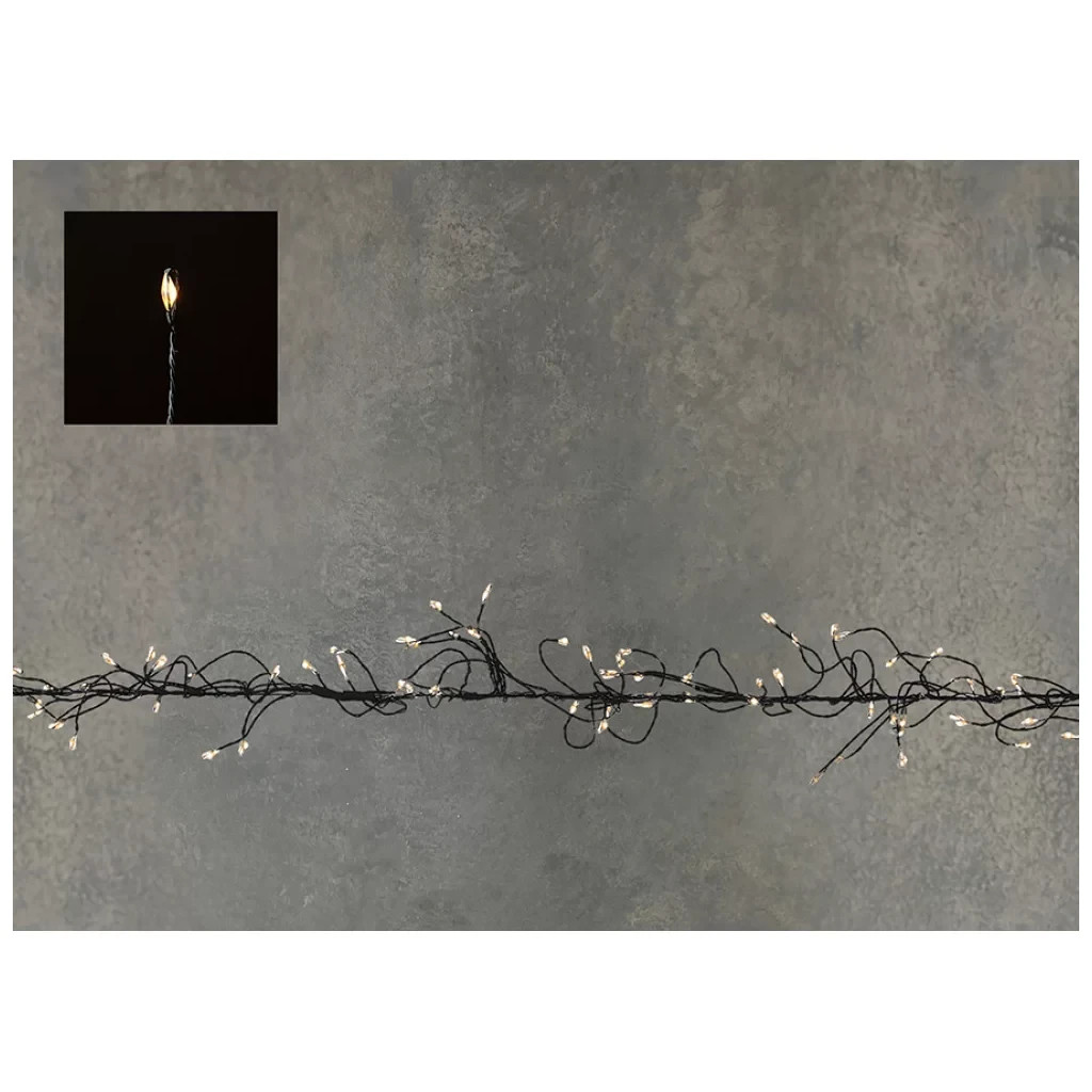 Гірлянда Luca Lighting кластер чорна струна теплий білий 8 м (8718861852905) - зображення 4
