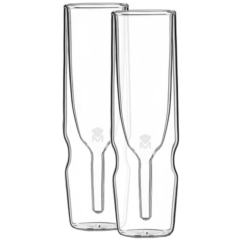 Набір склянок MasterPro Mixology з подвійними стінками, 190 мл, 2 шт (BGMP-20205) - зображення 1