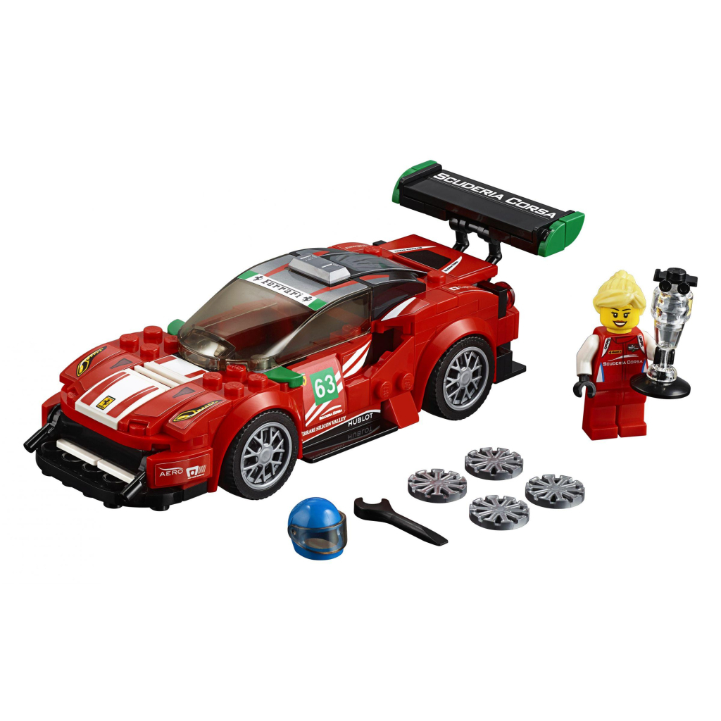 Конструктор LEGO Speed Champions Ferrari 488 GT3 Scuderia Corsa 179 деталей (75886) - зображення 2
