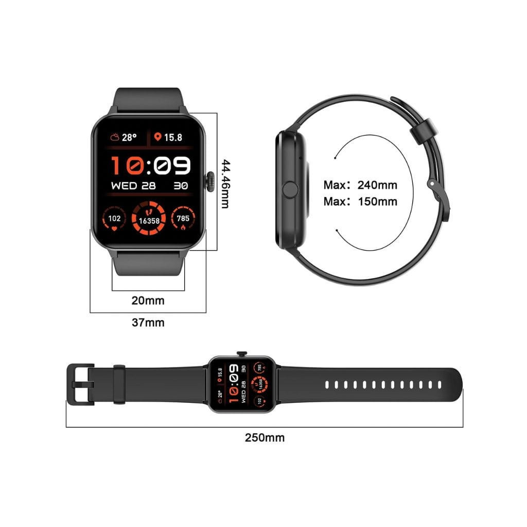 Смарт-годинник Blackview R50 Black (6931548317517) - зображення 2