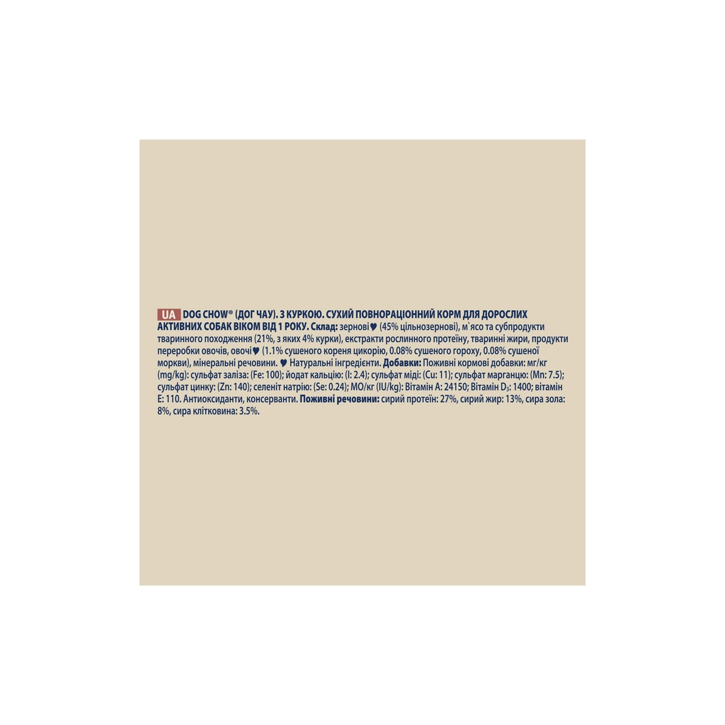 Сухий корм для собак Purina Dog Chow Active Adult зі смаком курки 2.5 кг (7613034487858) - зображення 11