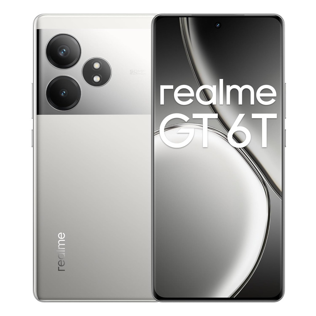 Мобільний телефон realme GT 6T 12/256GB Fluid Silver - зображення 1