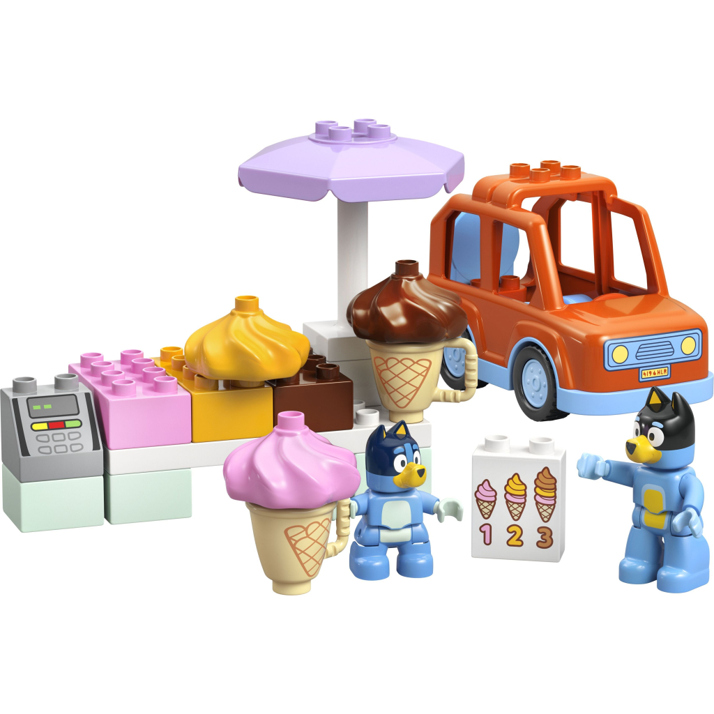 Конструктор LEGO DUPLO Bluey Подорож із морозивом із Блуї (10458) - зображення 2