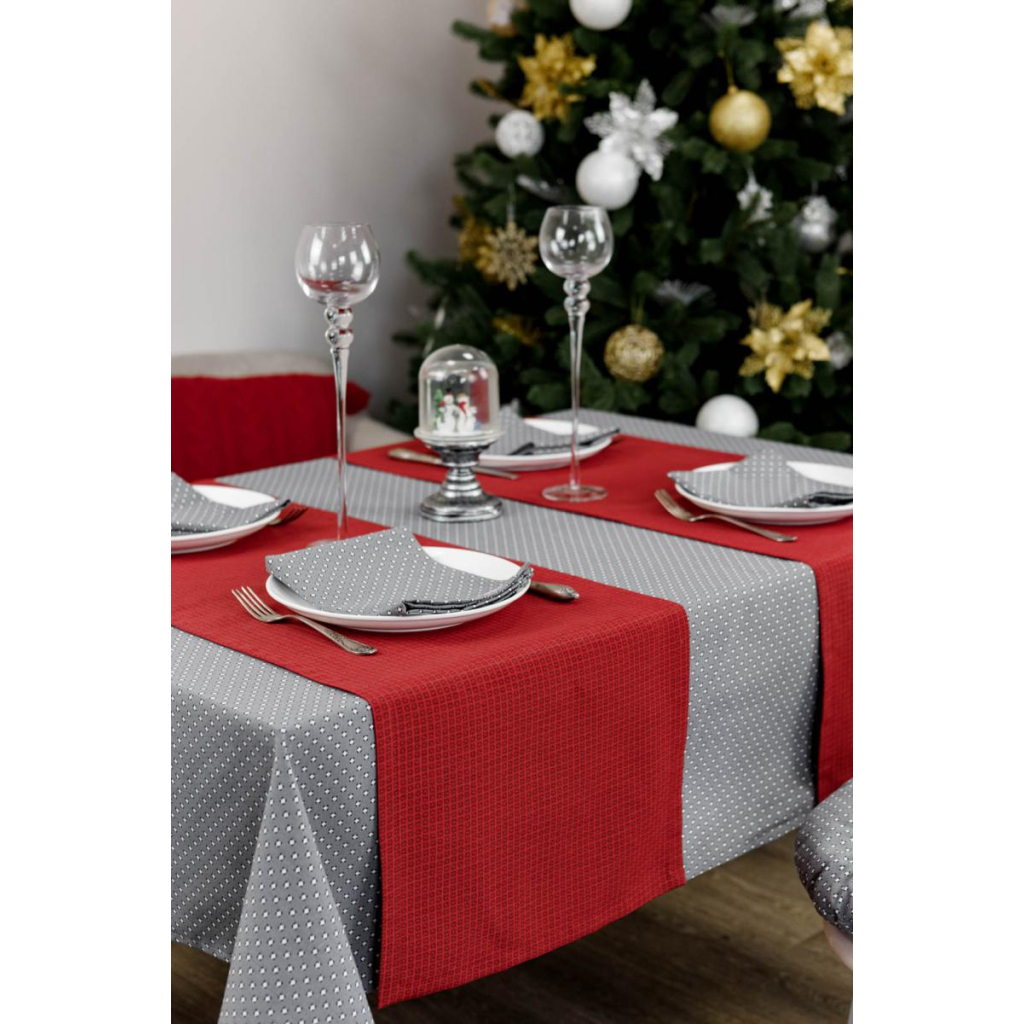 Доріжка на стіл Прованс Merry Christmas червона 40x140 см (031478) - зображення 10