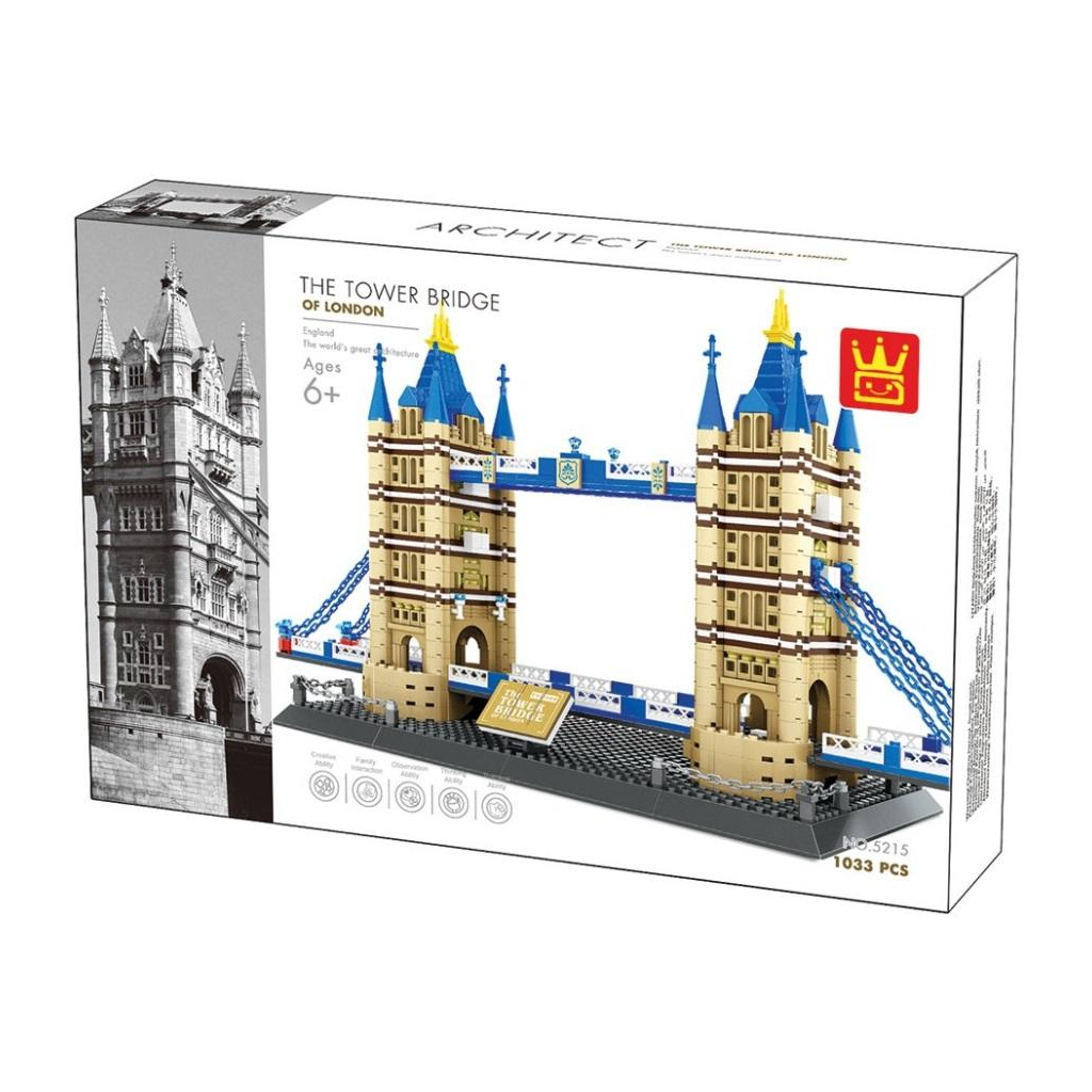 Конструктор Wange Тауерський міст, Лондон, Англія (WNG-Tower-Bridge) - зображення 4