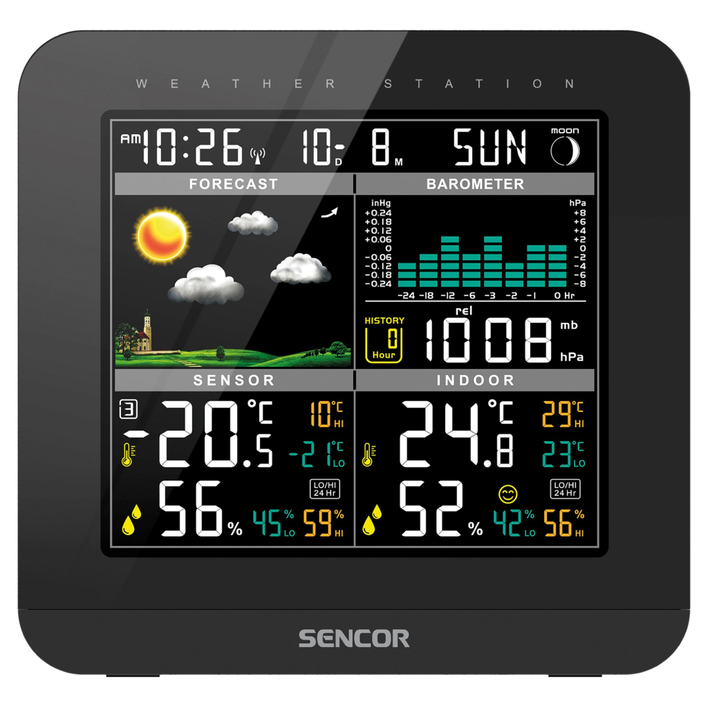 Метеостанція Sencor SWS5800 - зображення 4